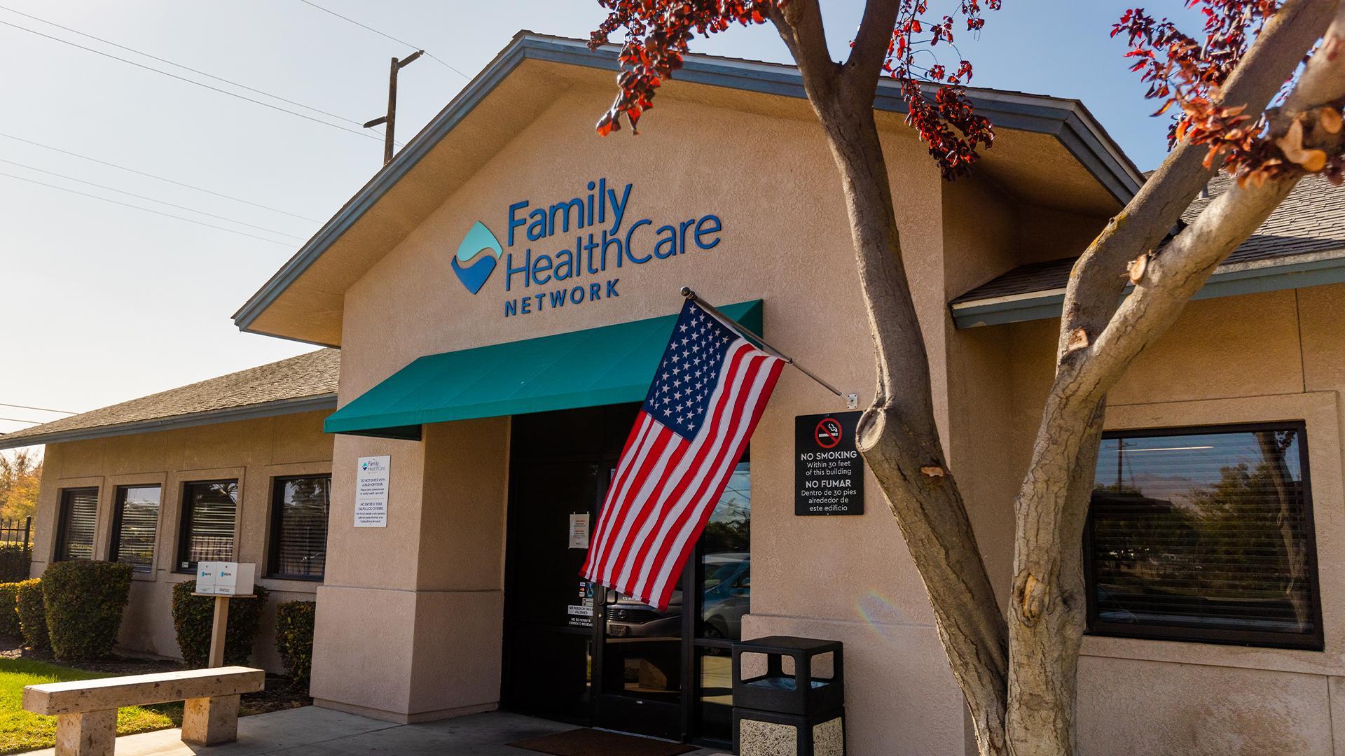Exterior of Family HealthCare Network location in Cutler Orosi California