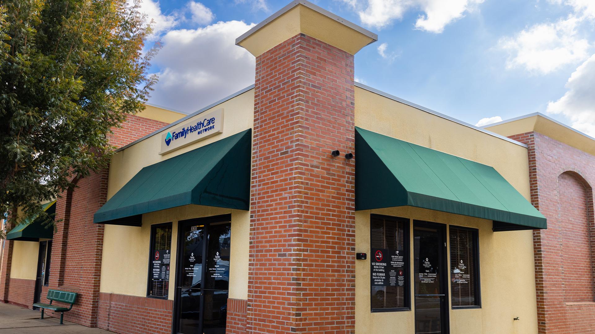 Exterior of Family HealthCare Network location in Exeter, California