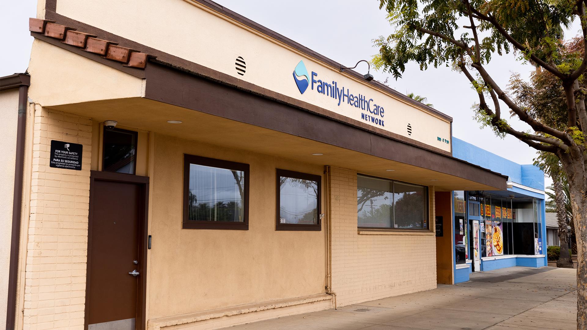 Exterior of Family HealthCare Network location in Ivanhoe, California