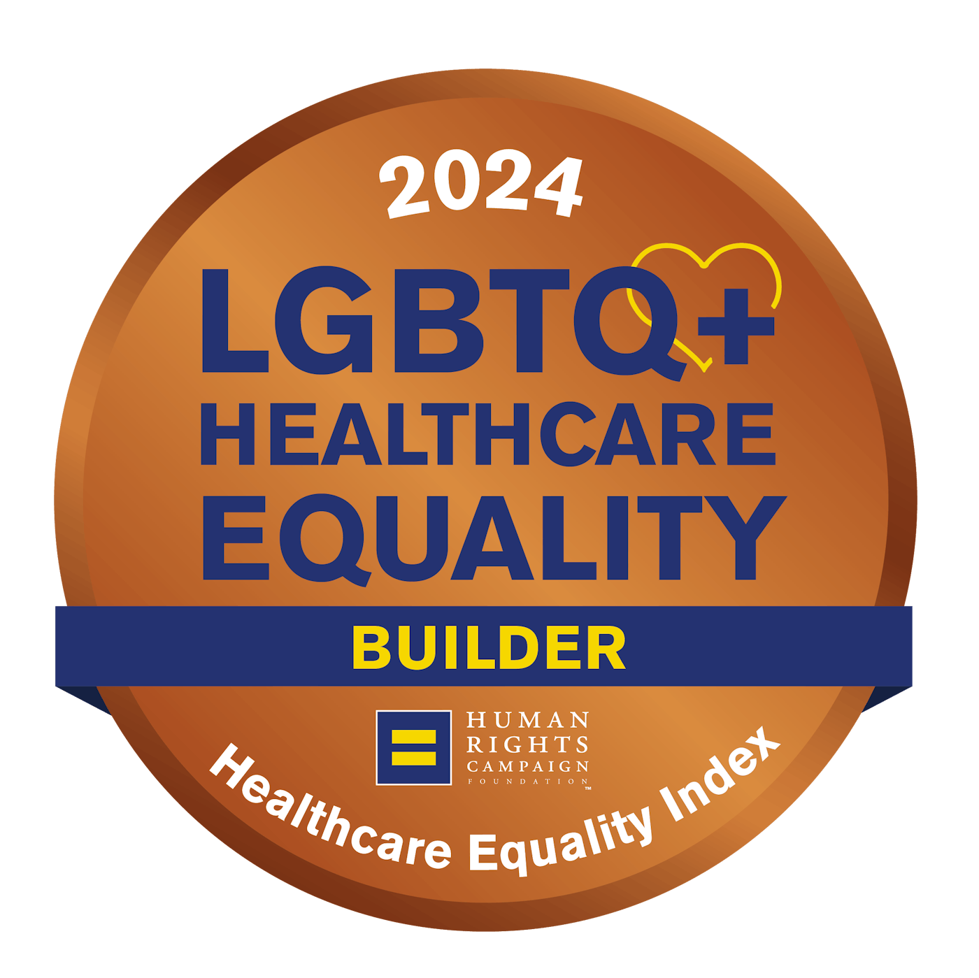 Logo of 2024 LGBTQ+ Healthcare Equality Builder