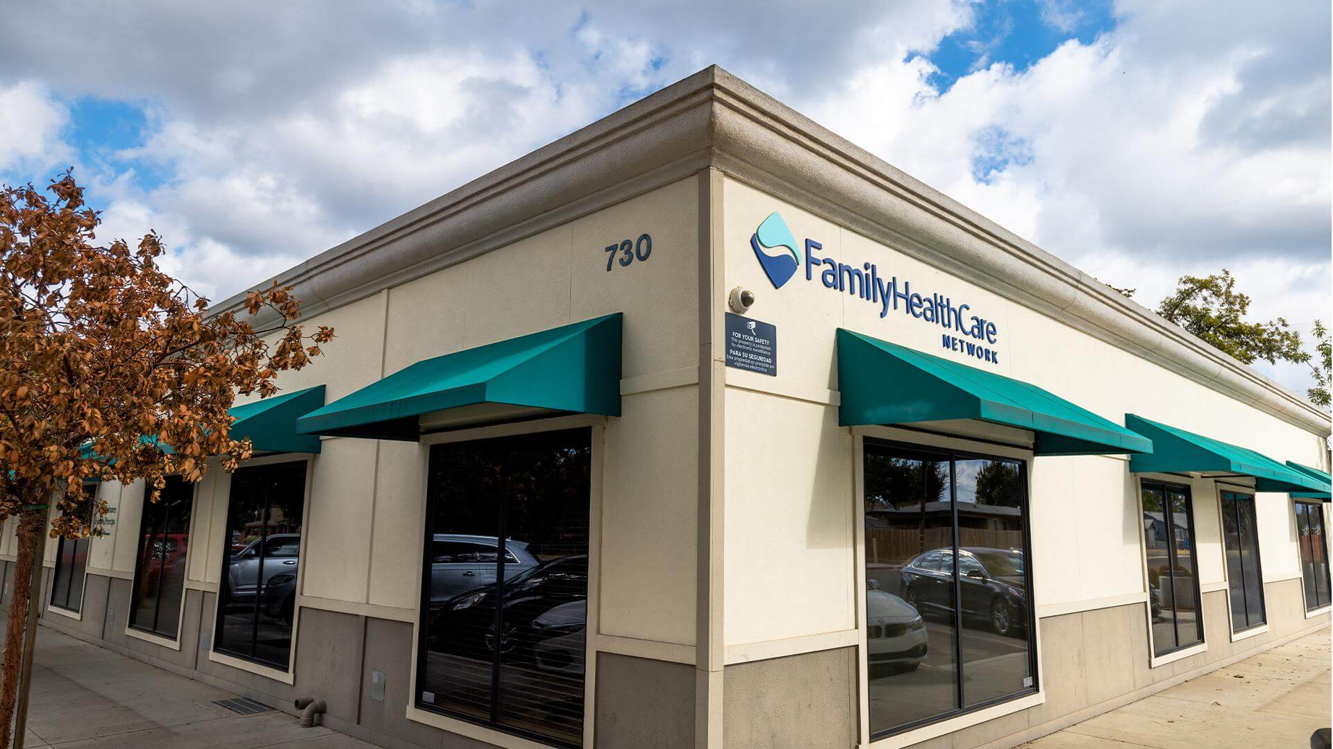 Exterior of FHCN office in Farmersville California