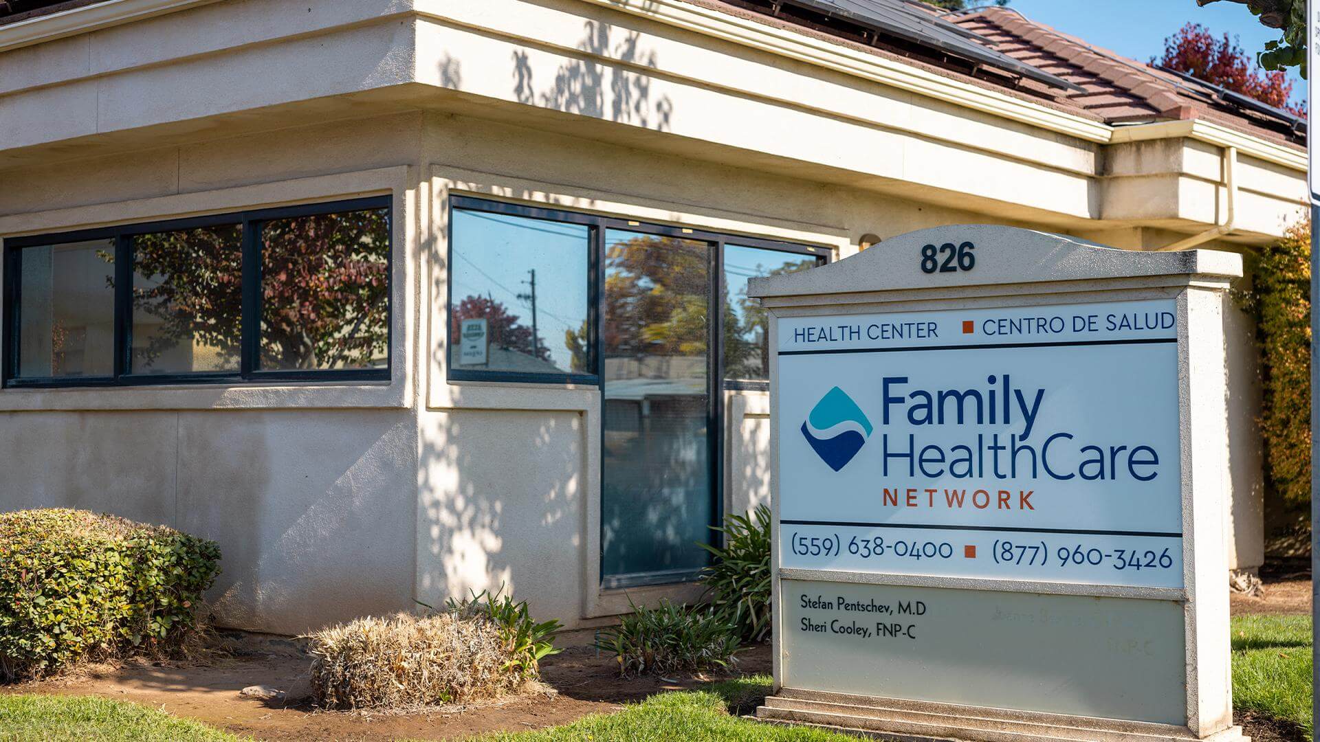 Exterior of FHCN office in Reedley California
