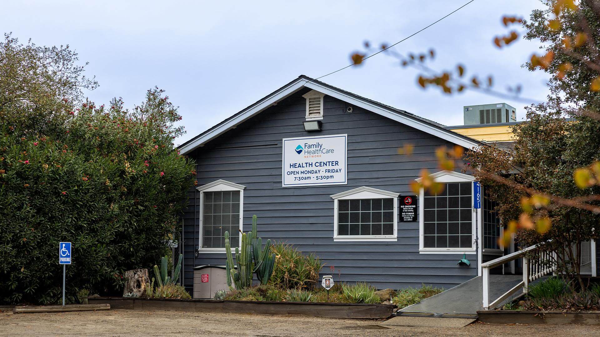 Exterior of FHCN office in Three Rivers California