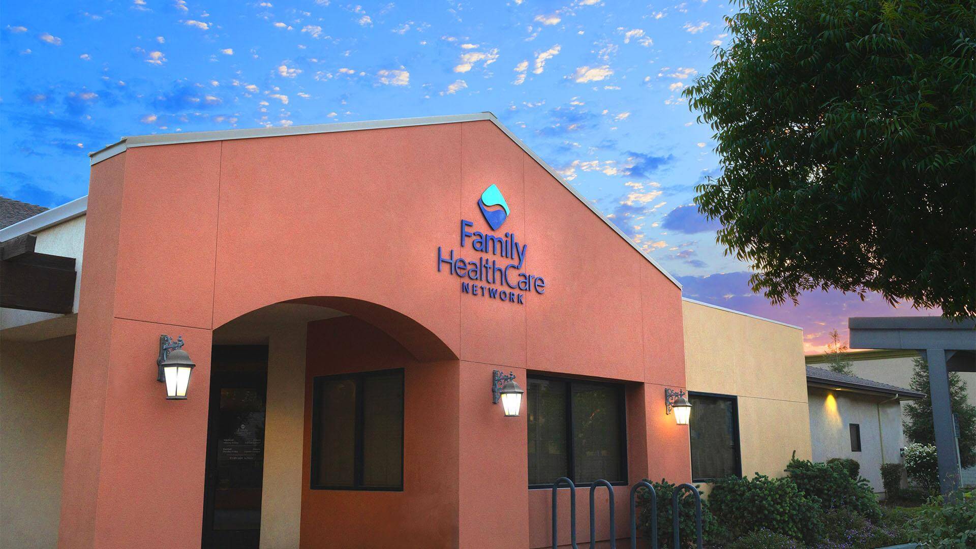 Exterior of FHCN office in Goshen California