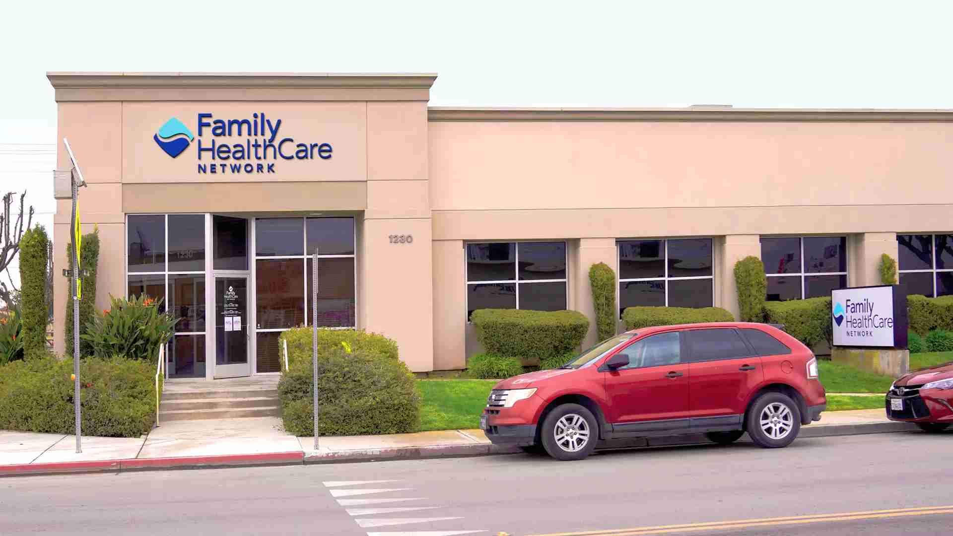An Exterior View of the Family Healthcare Network Office in Delano, CA
