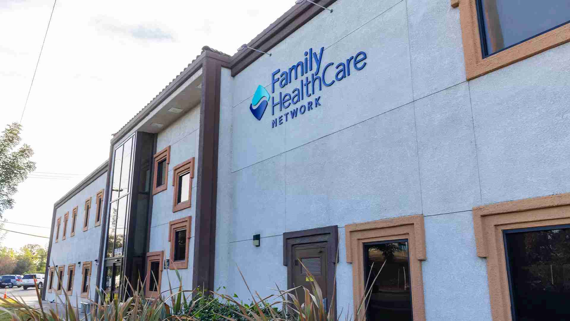 An Aerial View of the Family Healthcare Network Building in Porterville, CA