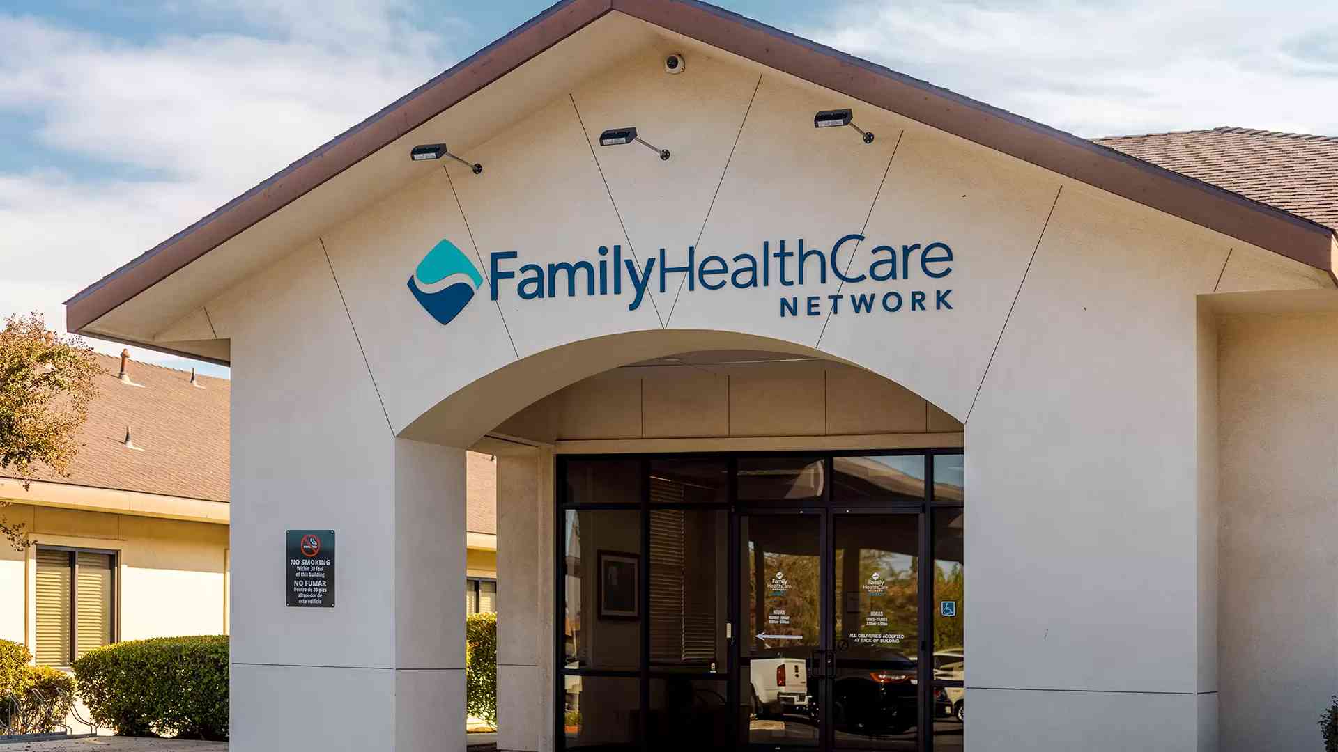 An Aerial View of the Family Healthcare Network Office in Porterville, CA